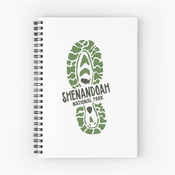 Item preview, Shenandoah National Park Virginia VA Hiking Boot Print designed and sold by palmettodigital.