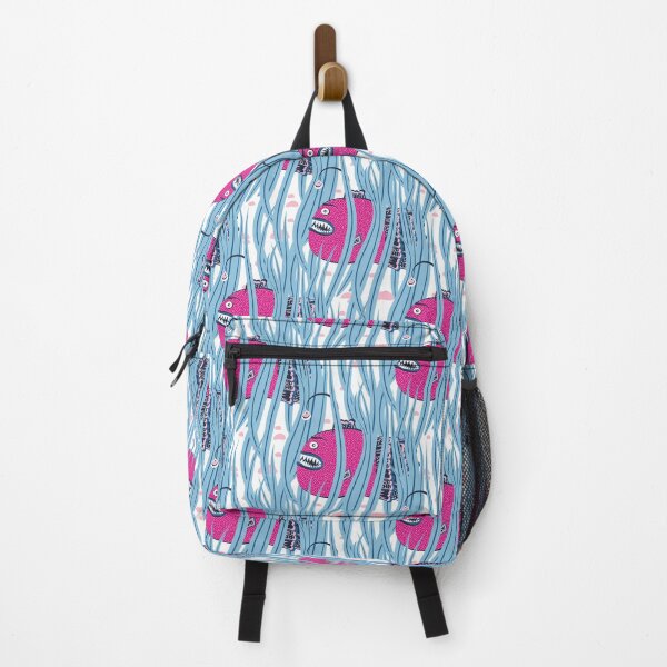 Item preview, Cute Deepwater anglerfish, Pink on a white background designed and sold by Alex  Blud.