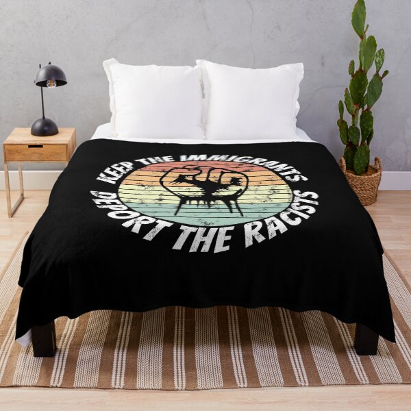 Item preview, Keep the immigrant deport the racists designed and sold by T-DESIGNEDZ.