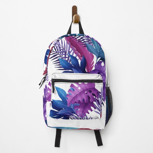 Item preview, Violet And Blue Tropical Leaves Pattern designed and sold by Marstore.