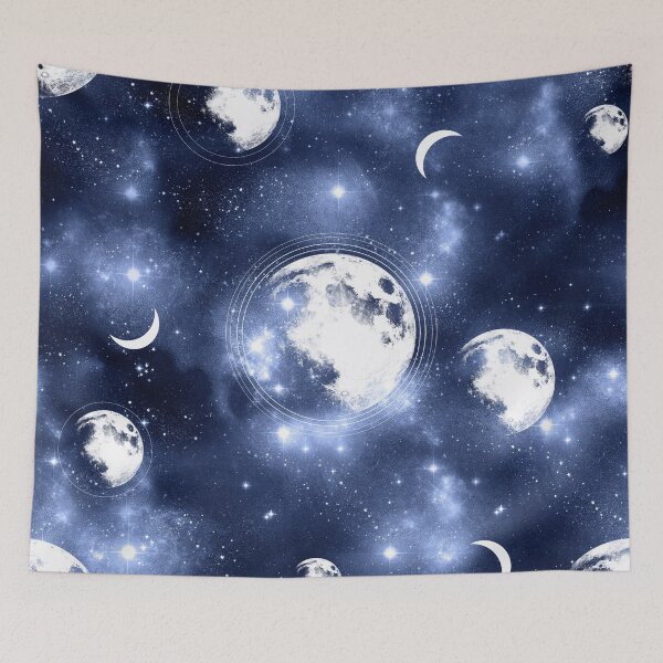 Item preview,  moon and stars at night  designed and sold by remonss.