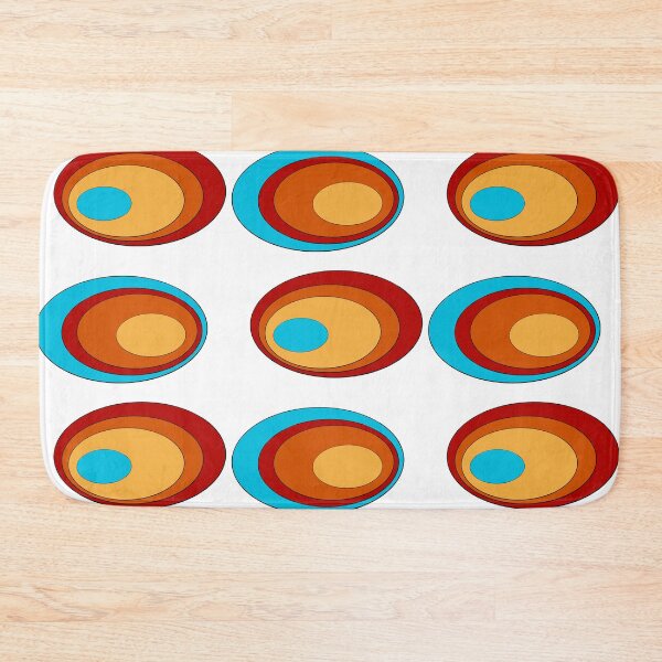 Item preview, Ovals ~ Red/Orange/Yellow/Blue designed and sold by CeriLodge.