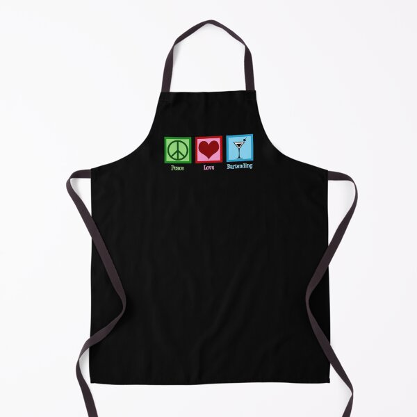 Item preview, Peace Love Bartending designed and sold by Epic Love Designs.