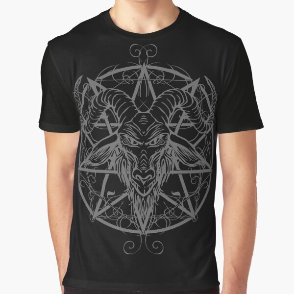 Baphomet Goat Graphic T-Shirt