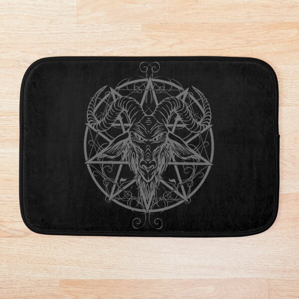 Baphomet Goat Bath Mat