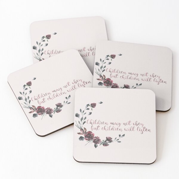Item preview, Children may not Obey, but Children Will Listen designed and sold by Theatre Thoughts.