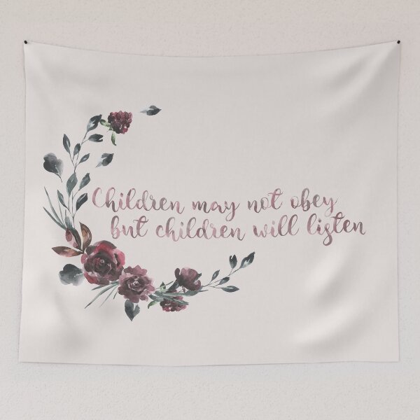 Item preview, Children may not Obey, but Children Will Listen designed and sold by Theatre Thoughts.