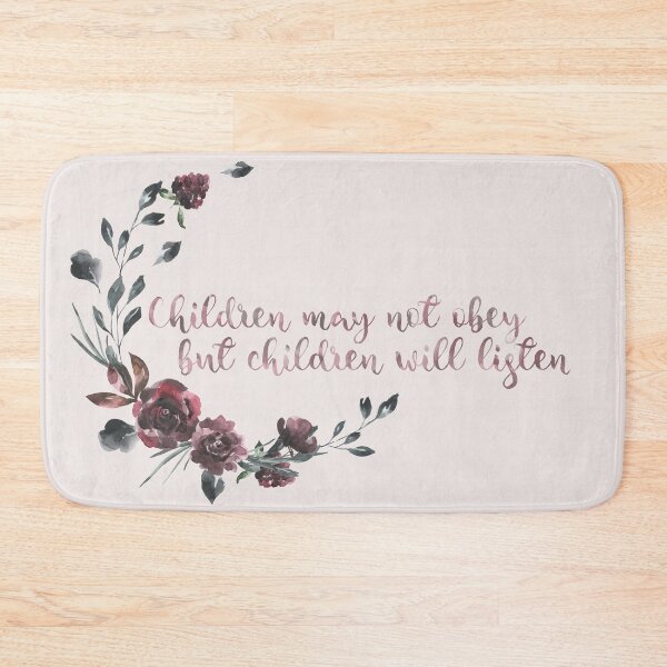 Item preview, Children may not Obey, but Children Will Listen designed and sold by Theatre Thoughts.