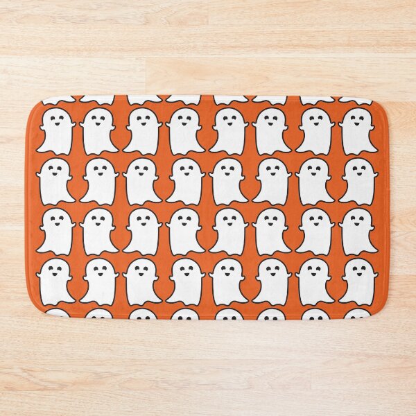 Item preview, Happy Ghosts Orange Print designed and sold by loki-doki-choki.