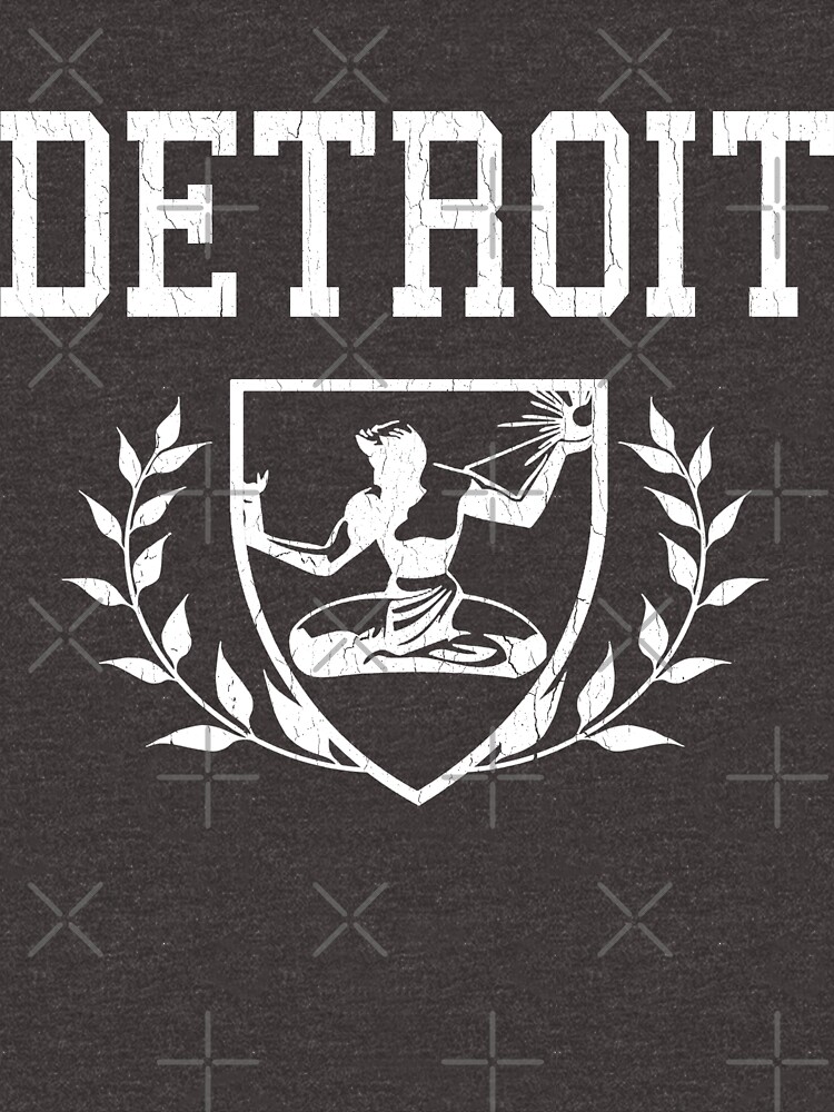 "DETROIT Spirit of Detroit Crest (vintage distressed)" Tshirt by