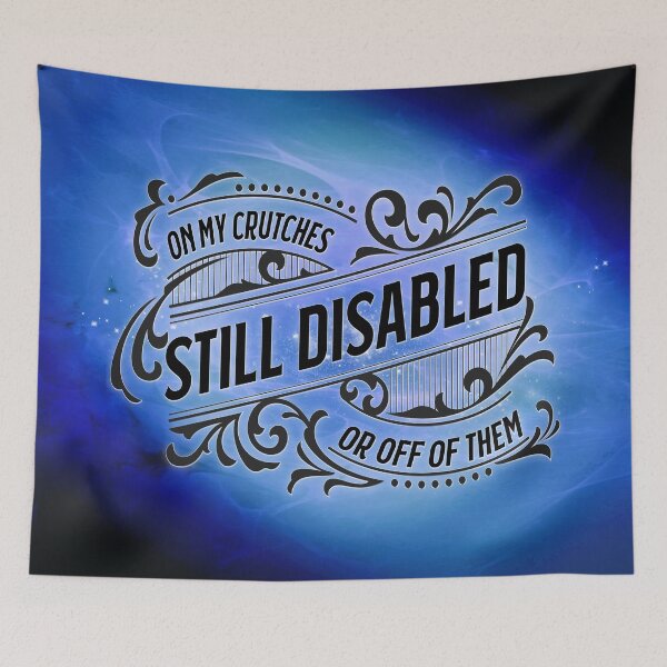 Item preview, Sapphire Crutches, Still Disabled designed and sold by PrettySickArt.