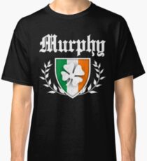 Murphy Family Shamrock Crest (vintage distressed) Classic T-Shirt