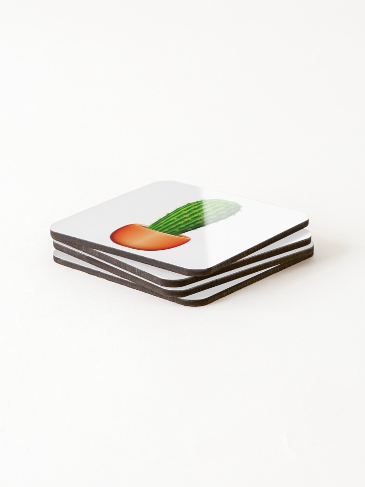 Thumbnail 4 of 5, Coasters (Set of 4), Cactus designed and sold by TeeStoreMeStore.