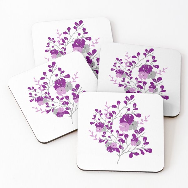 Item preview, Purple Fower Pattern designed and sold by Shop Stop Center.