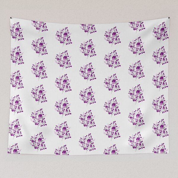 Item preview, Purple Fower Pattern designed and sold by Shop Stop Center.