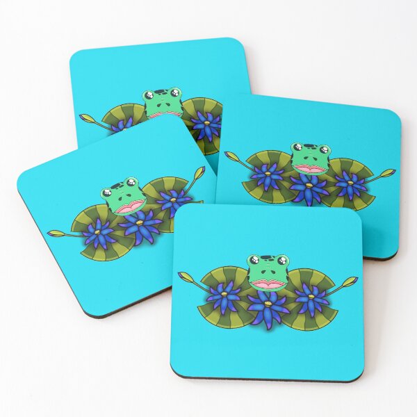 Item preview, Happy Frog Amid the Lotus designed and sold by NiftyNebula.