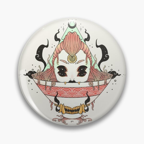 Item preview, Ramen Noodle Bowl Monster Girl Art designed and sold by cellsdividing.