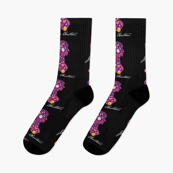 Item preview, Jane Austen Floral Silhouette Magenta Variant designed and sold by MandyRosko.
