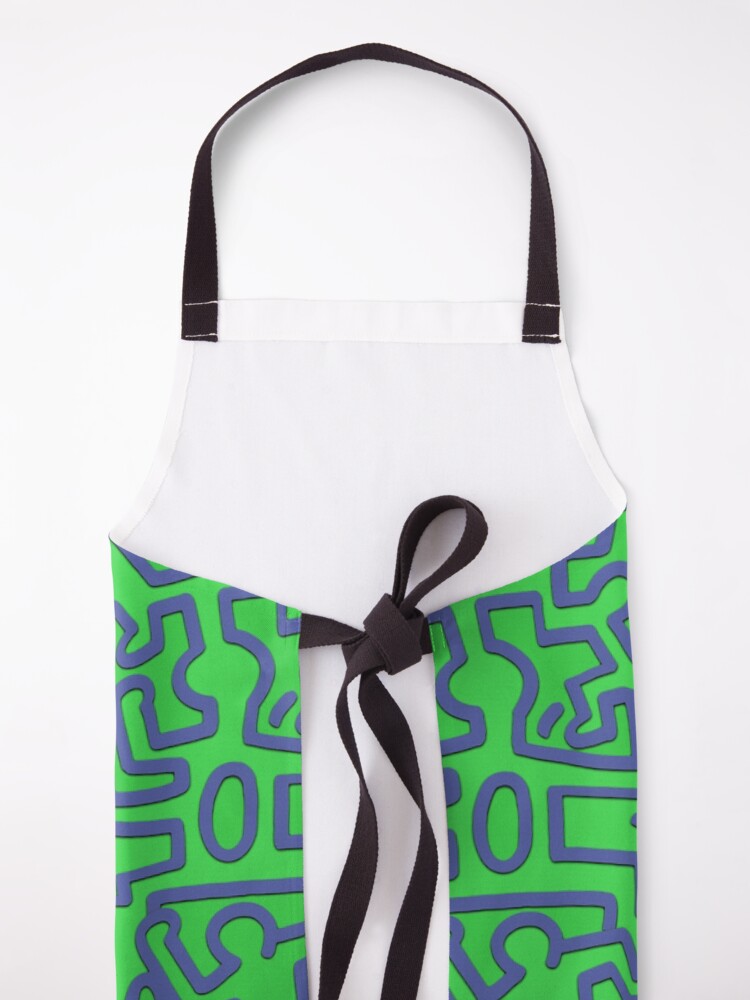Alternate view of pattern Keith haring Apron