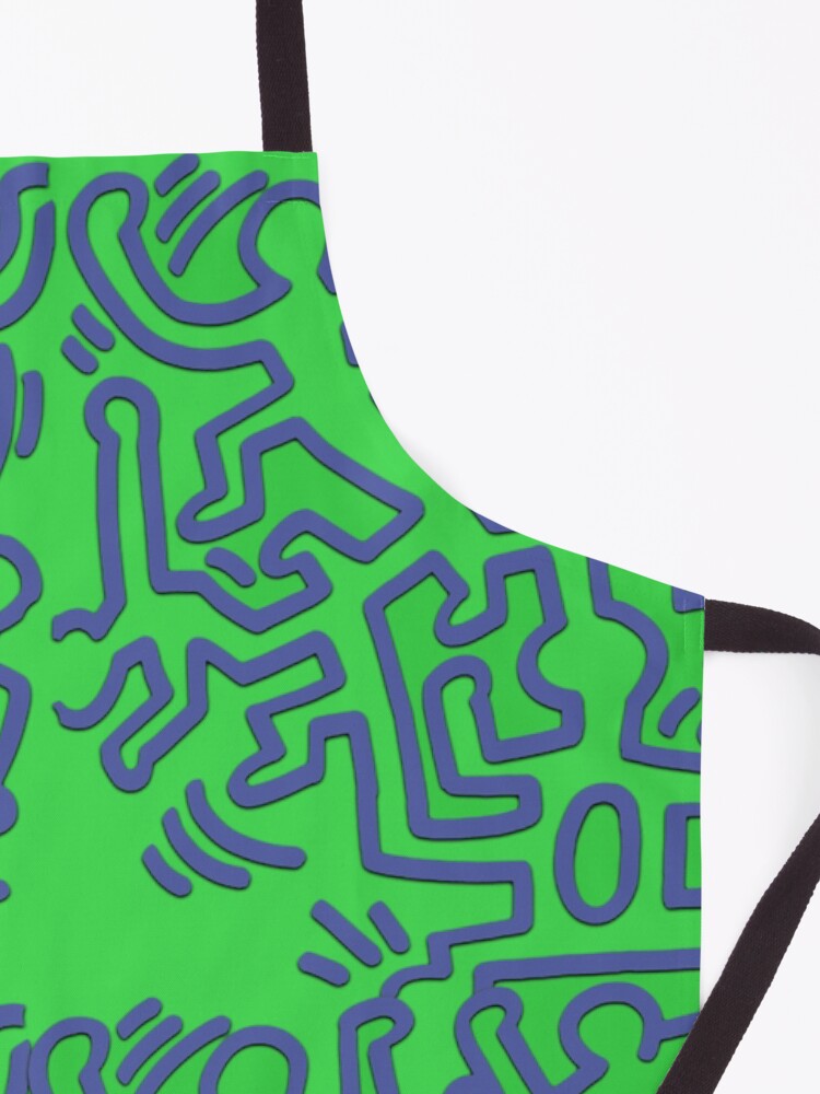 Alternate view of pattern Keith haring Apron