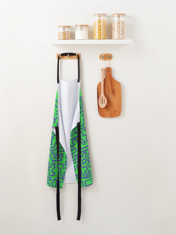 Alternate view of pattern Keith haring Apron