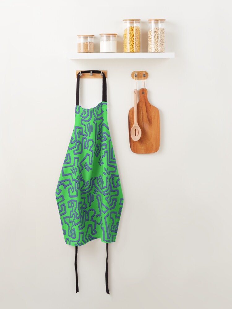 Alternate view of pattern Keith haring Apron
