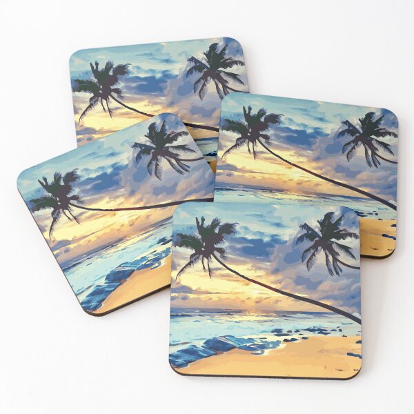 Item preview, Beach-Ocean-Palms designed and sold by GL Digital Artwork .