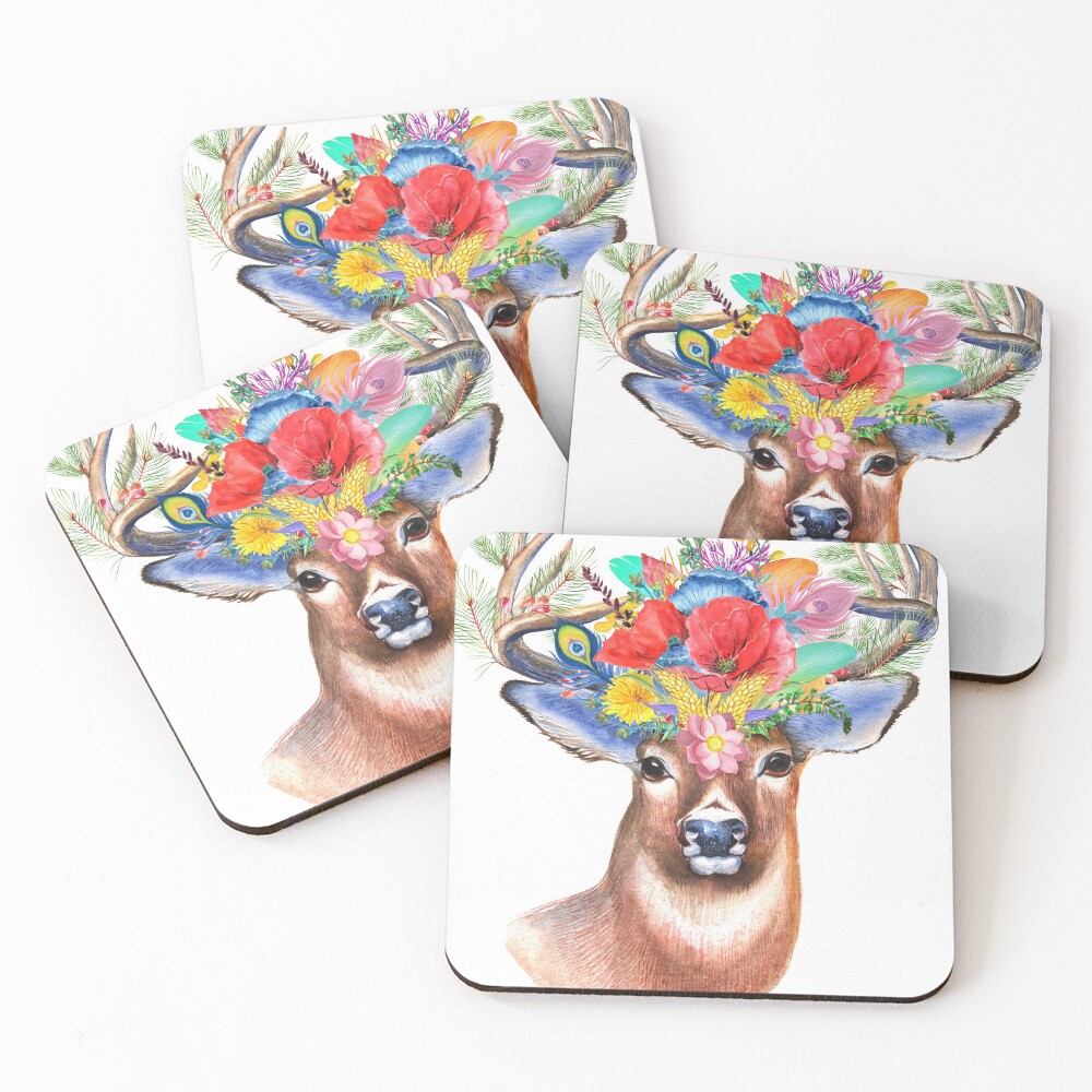 Item preview, Coasters (Set of 4) designed and sold by TeeBeesDesign.