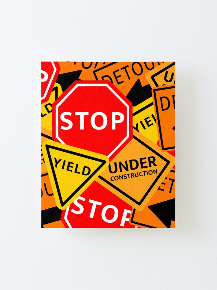 Alternate view of Sign Medley Mounted Print
