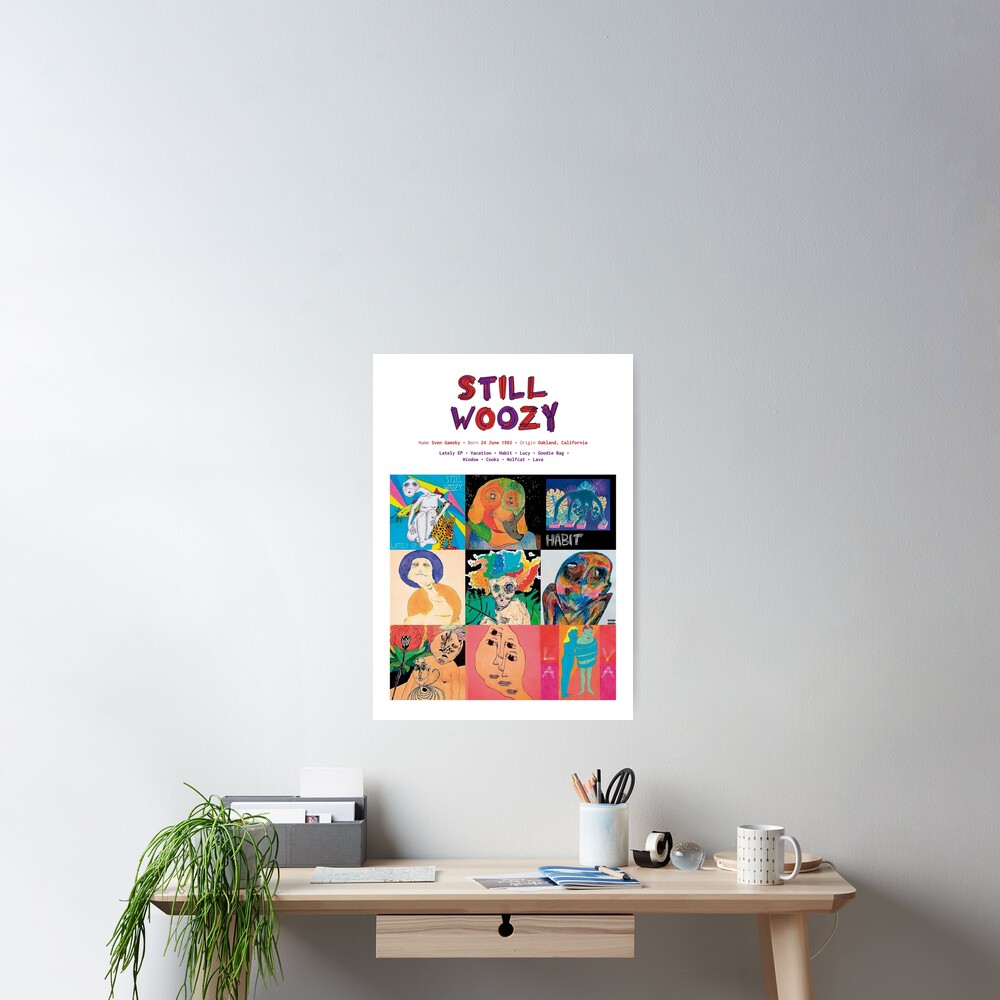Carátulas de álbumes de música Still Woozy Póster