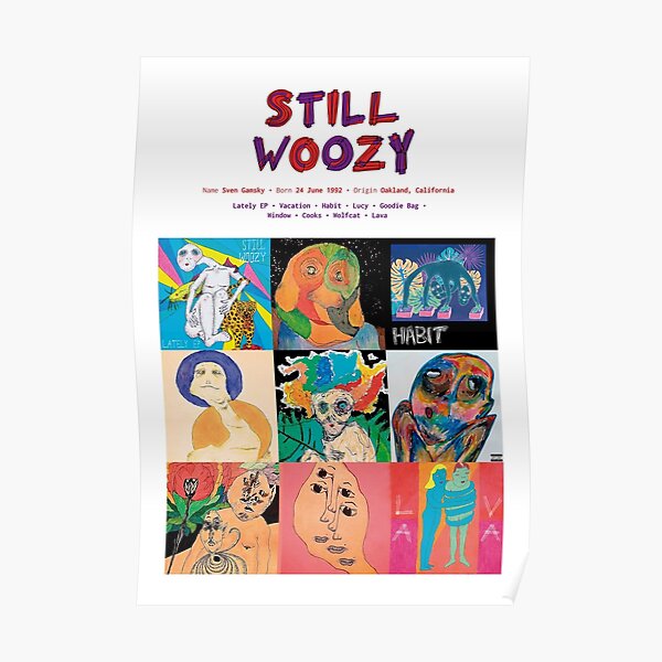 Still Woozy Music Album Covers Poster