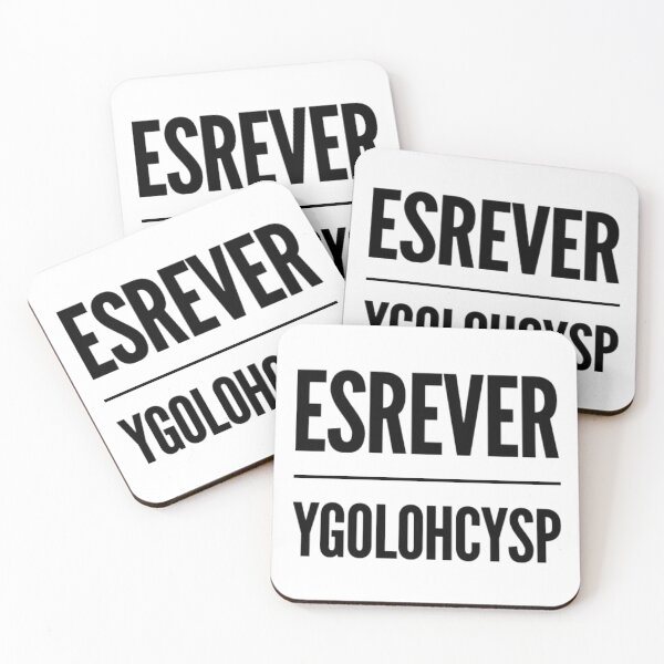 Item preview, Reverse Psychology Spelled Backwards designed and sold by Myuzique.