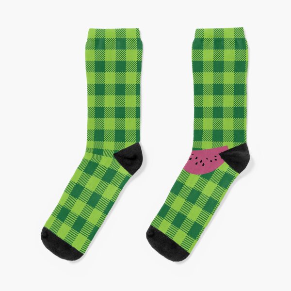Plaids • Watermelon Socks