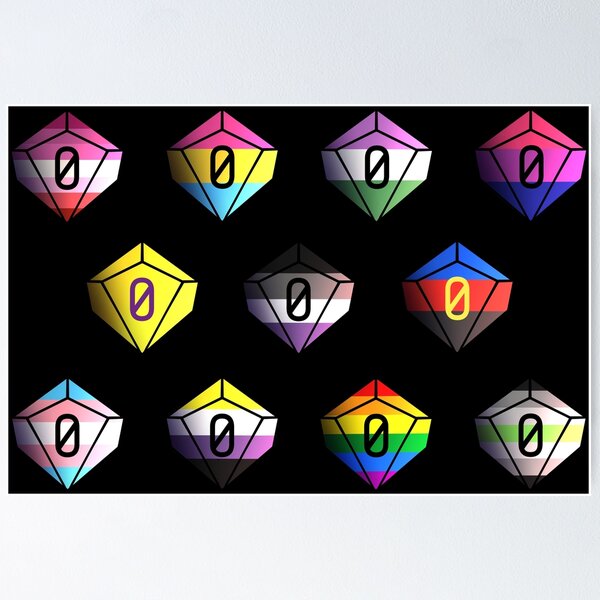 Item preview, RPG Pride Cube Zero (Ten Sided) designed and sold by Dividlibro.