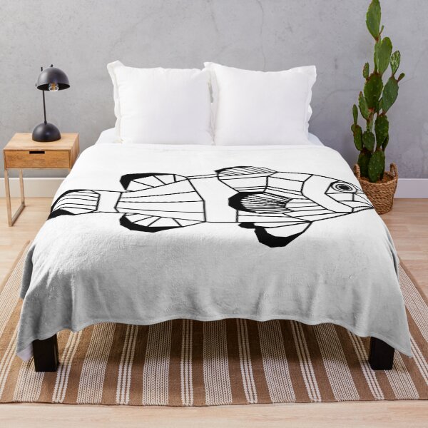 Item preview, Geometric Clown Fish - Black Wire designed and sold by Geometricshow.