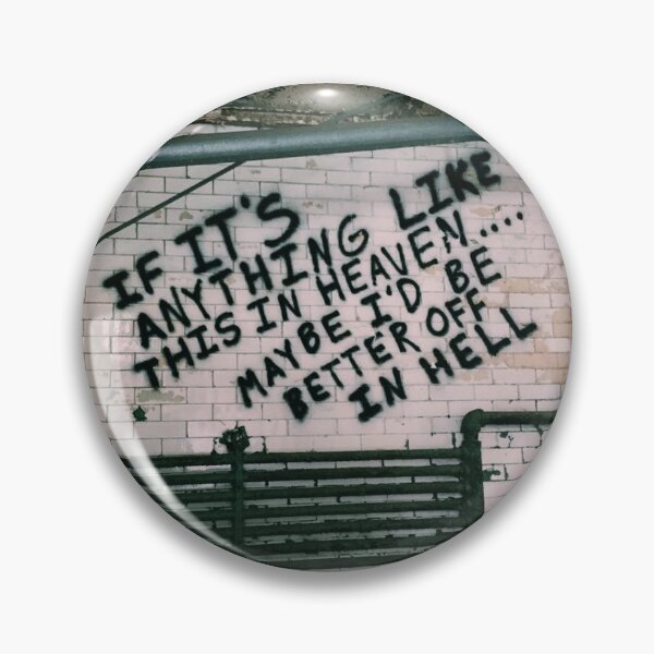 Item preview, If it's anything like this in heaven, maybe I'd be better off in hell. designed and sold by dillonkdill.