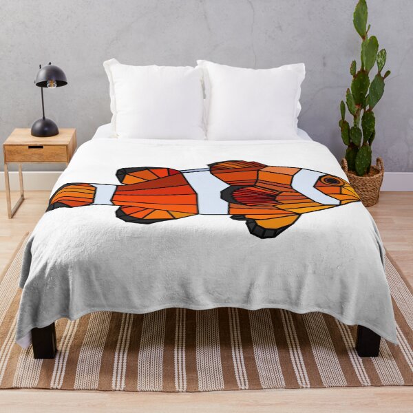 Item preview, Geometric Clown Fish - Orange designed and sold by Geometricshow.
