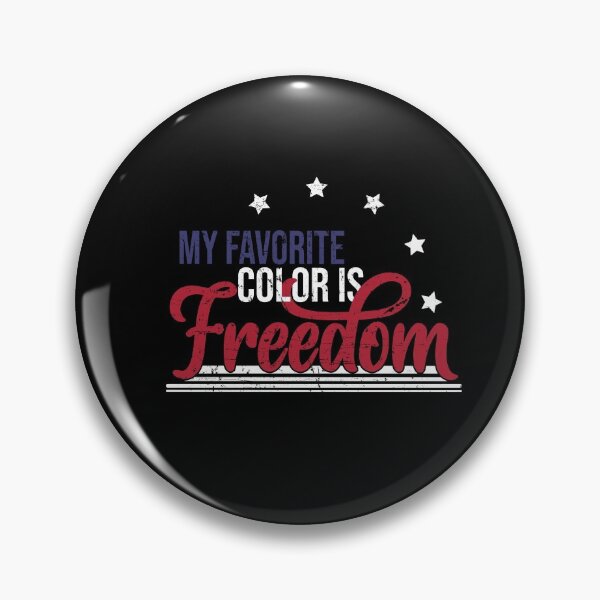 Item preview, My favorite Color is Freedom Distressed designed and sold by tinypurpleland.