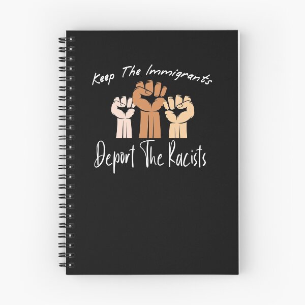 Item preview, KEEP THE IMMIGRANTS DEPORT THE RACISTS designed and sold by AYMEDD.