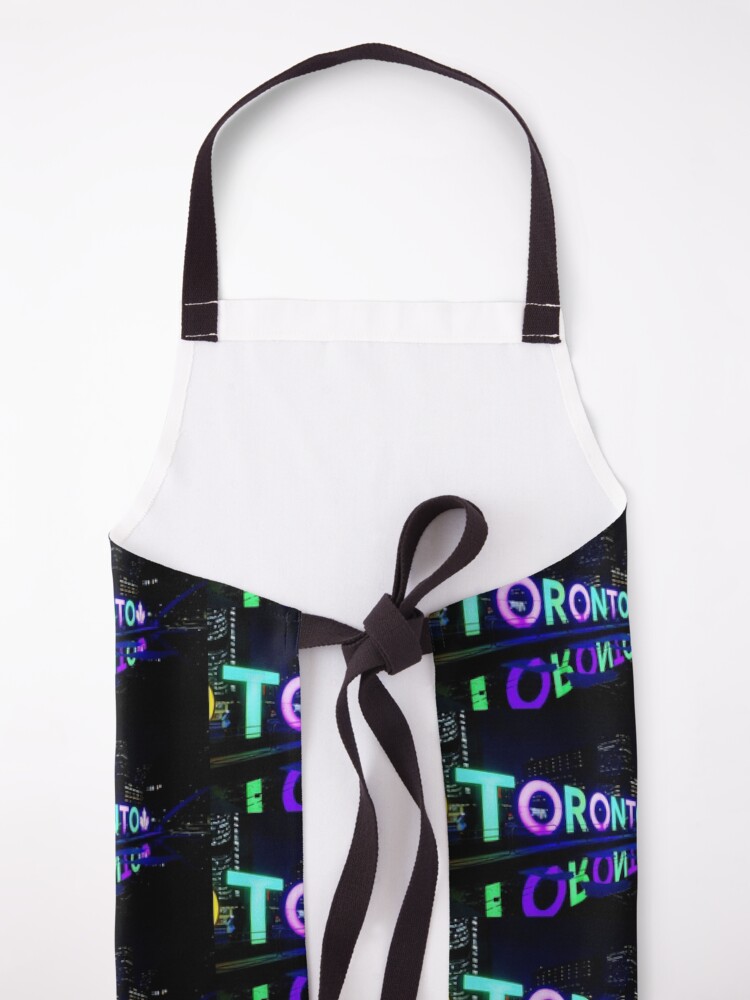 Alternate view of Toronto, Toronto mask, Toronto socks Apron