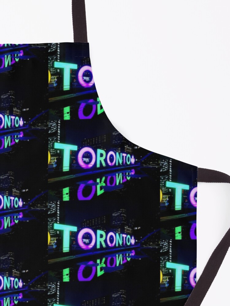 Alternate view of Toronto, Toronto mask, Toronto socks Apron