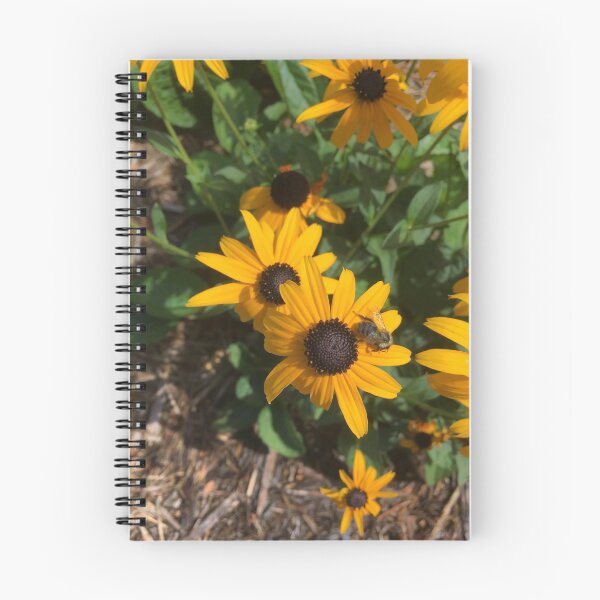 Item preview, Black-eyed Susans with bee designed and sold by hedg3hog.