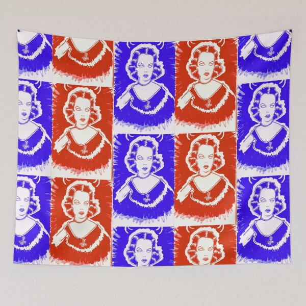 Item preview, Horn Girl #1 - Red & Blue designed and sold by ernestjramon.