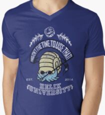 Helix Fossil University Men's V-Neck T-Shirt