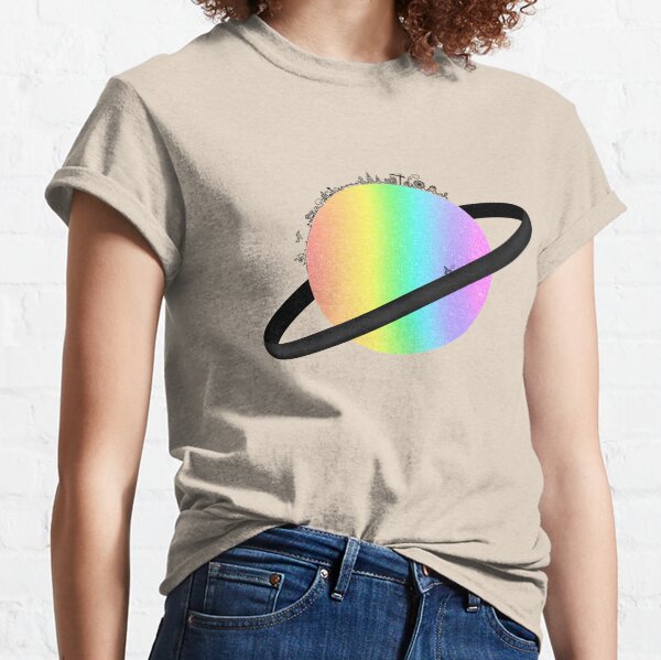 Rainbow Civilization Planet Classic T-Shirt