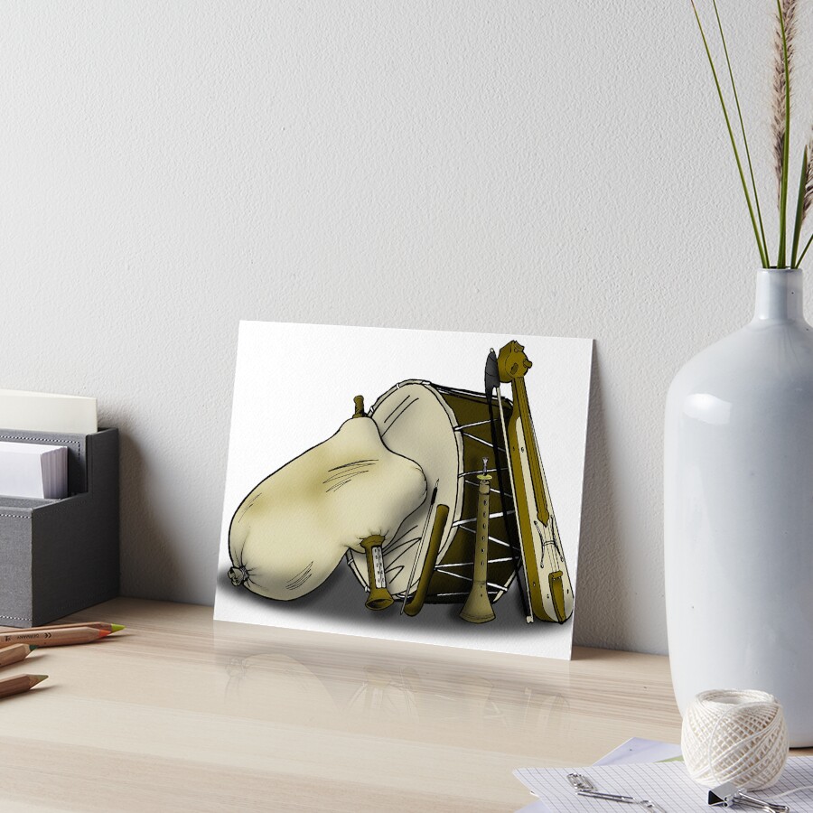 Item preview, Art Board Print designed and sold by pontiantees.