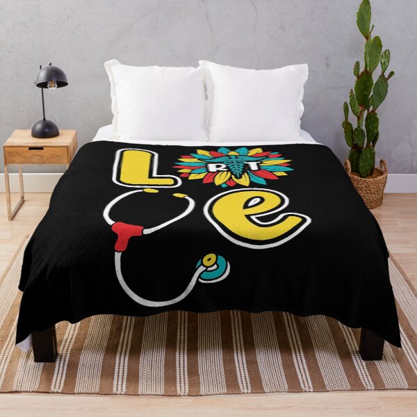 Item preview, Sunflower Love Nurse Respiratory Therapist designed and sold by HolmesMillie1.