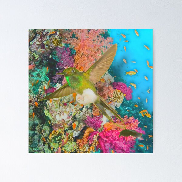 Item preview, Hummingbird reef 1.2 designed and sold by KnightStarrArt.