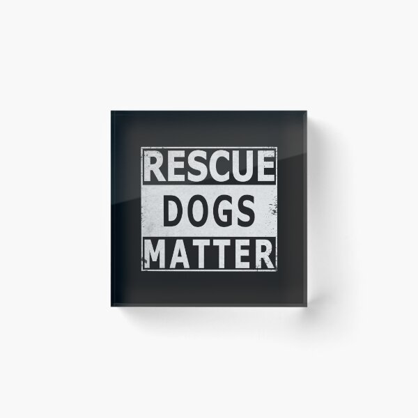 Item preview, Rescue Dogs Matter Dog gift designed and sold by CareShare Design.