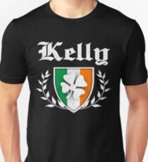 Kelly Family Shamrock Crest (vintage distressed) Unisex T-Shirt